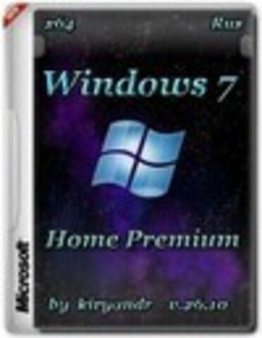 Windows 7 Home Premium SP1 by kiryandr v.26.10 [2015, RUS]