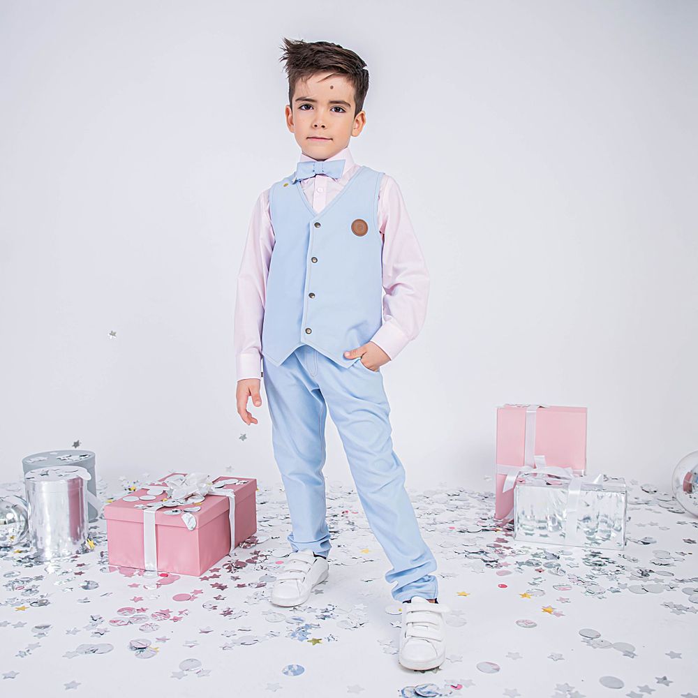 Чиносы из джинскота "Светлый деним"