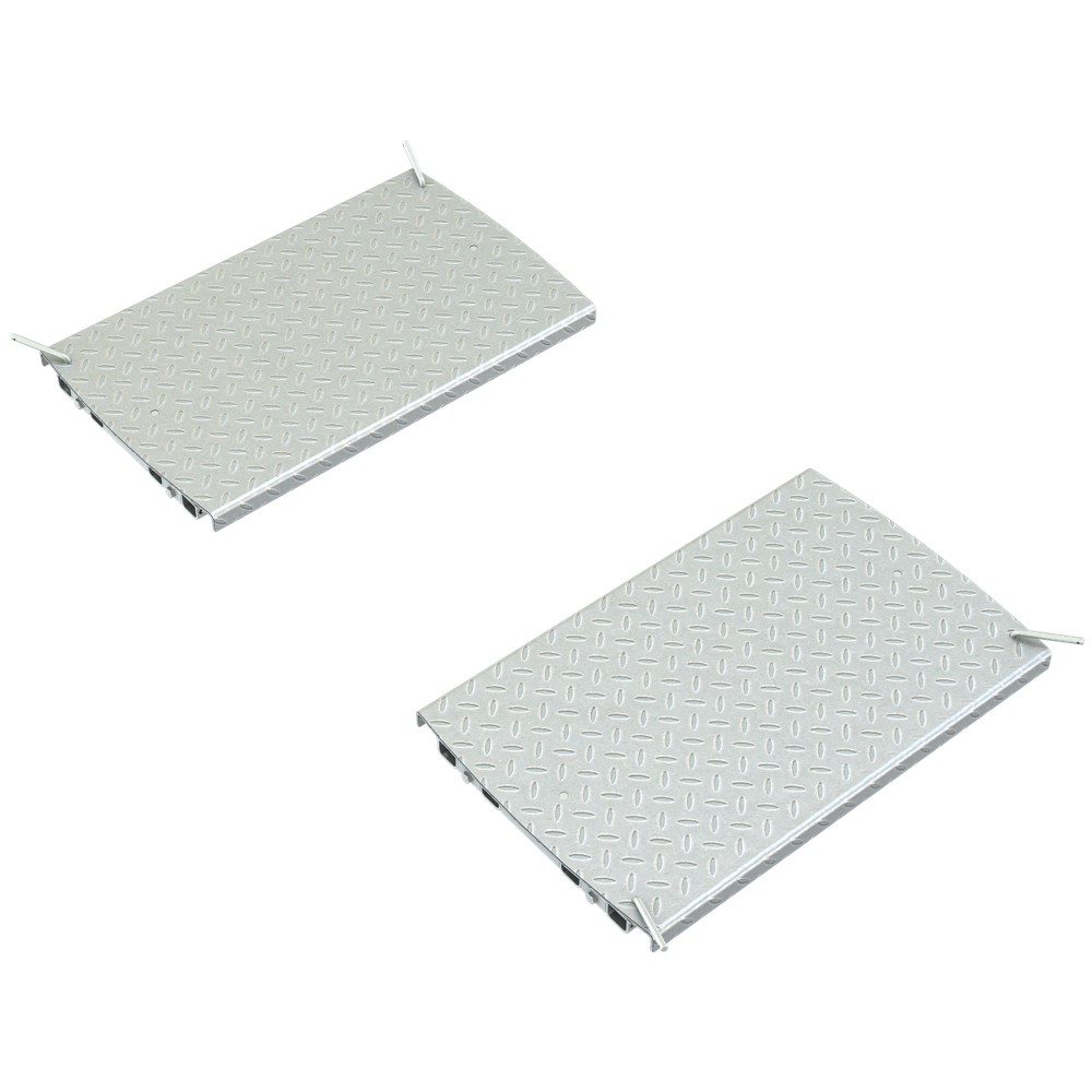 Комплект оцинкованных сдвижных пластин