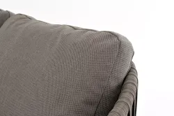 "Флоренция" диван из искусственного ротанга трехместный, цвет графит