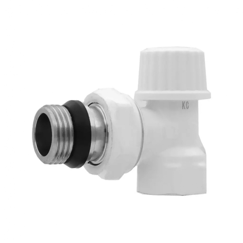 Вентиль настроеч УГЛ. НИЖ.  (БЕЛЫЙ)  1/2  ViEiR  (80/10/1шт)