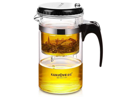 236026 Чайник KAMJOVE "Изипот" TP-160 с б/носика 500 мл, стекло/пластик
