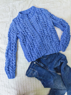 Бомбер ажурный "Весенний вальс"