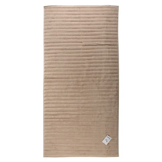 Полотенце банное Waves бежевого цвета Essential, 70х140 см