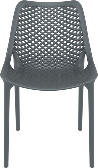 Стул пластиковый Air темно-серый