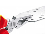 NWS Пассатижи диэлектр. CombiMax 1000В VDE 180 мм, покрытие Crom, рукоятки SoftGripp