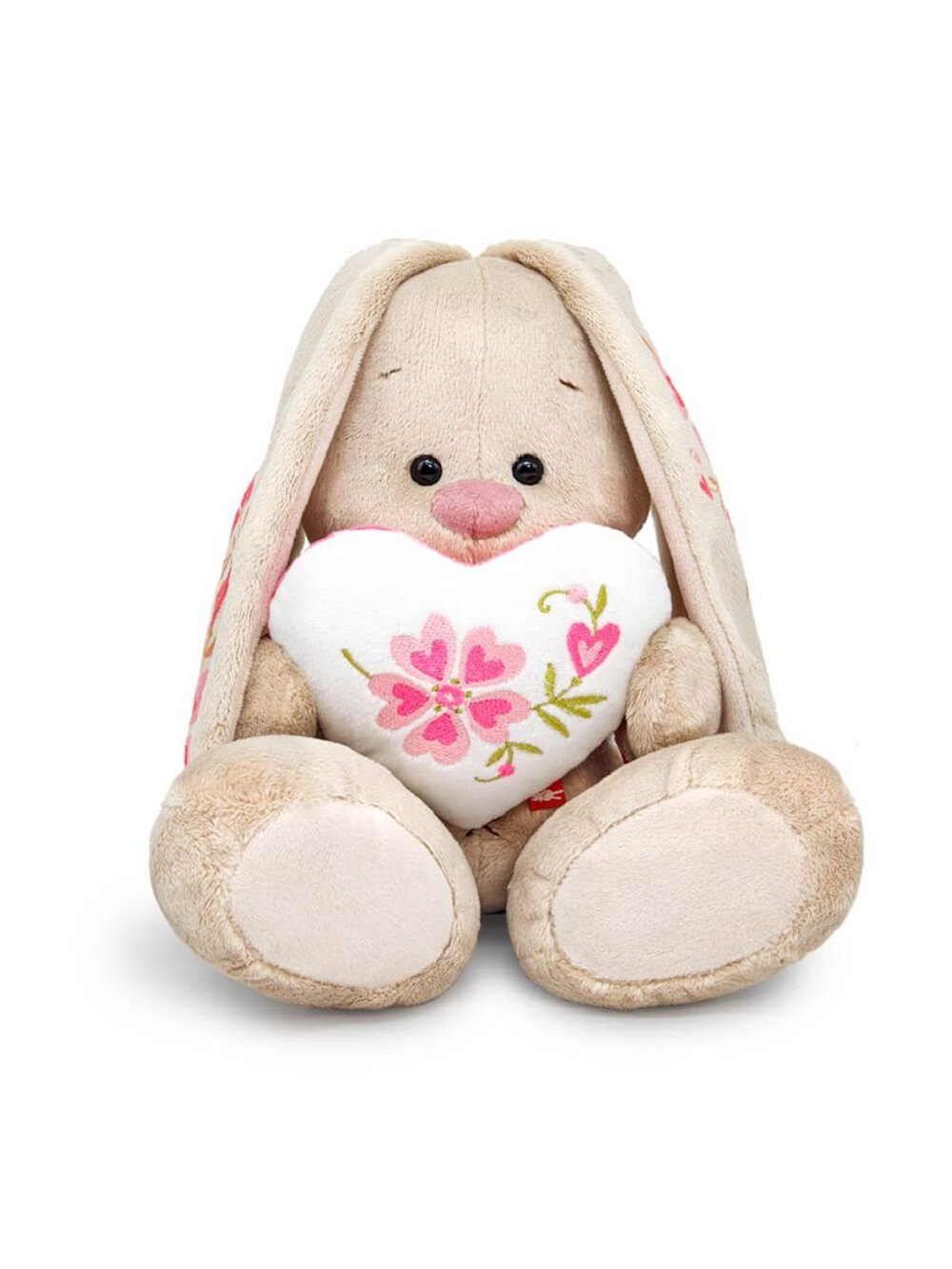 Мягкая игрушка Зайка Ми Большое сердце (18 cm)