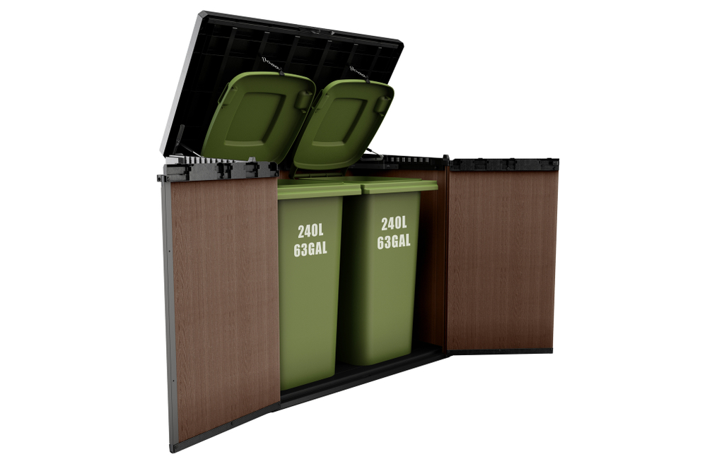 Ящик пластиковый Keter Darwin 1150 л brown