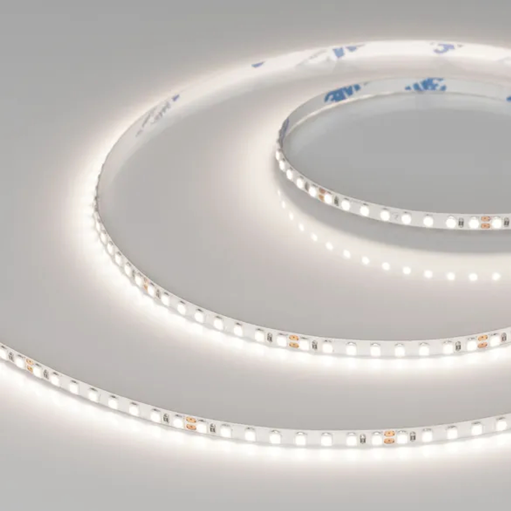 Светодиодная лента RT-A160-5mm 24V Day4000 (9.6 W/m, IP20, 2835, 5m) (Arlight, Открытый) 037800