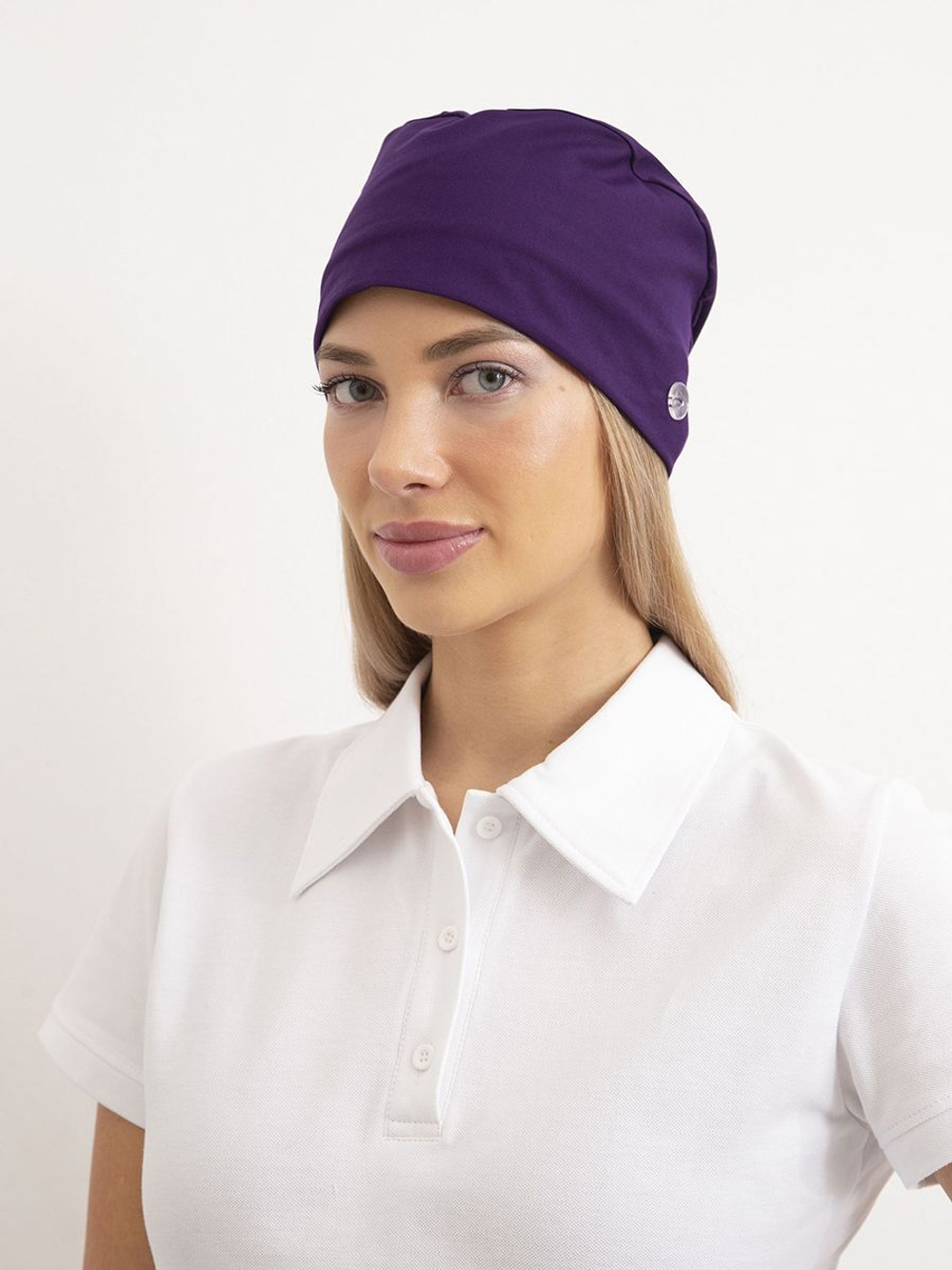 Шапочка медицинская TZ001, фиолетовый