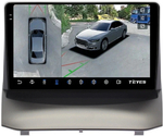Магнитола для Ford Fiesta MK6 2012-2018 (голубой БК, рамка тип 1) - Teyes CC3-2K-360 на Android 10, 2K QLED, 6Гб+128Гб, CarPlay, 4G SIM-слот, 4 камеры в комплекте