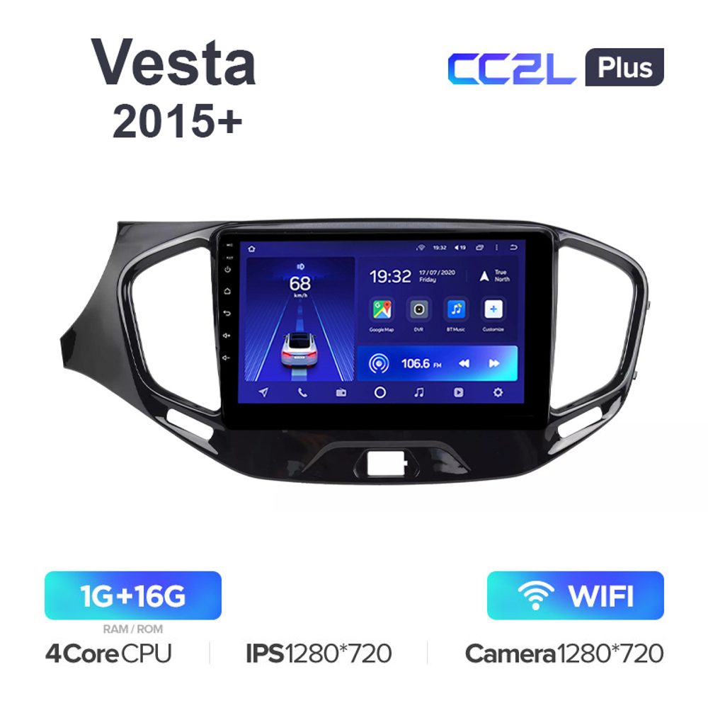 Teyes CC2L Plus 9" для LADA Vesta 2015+