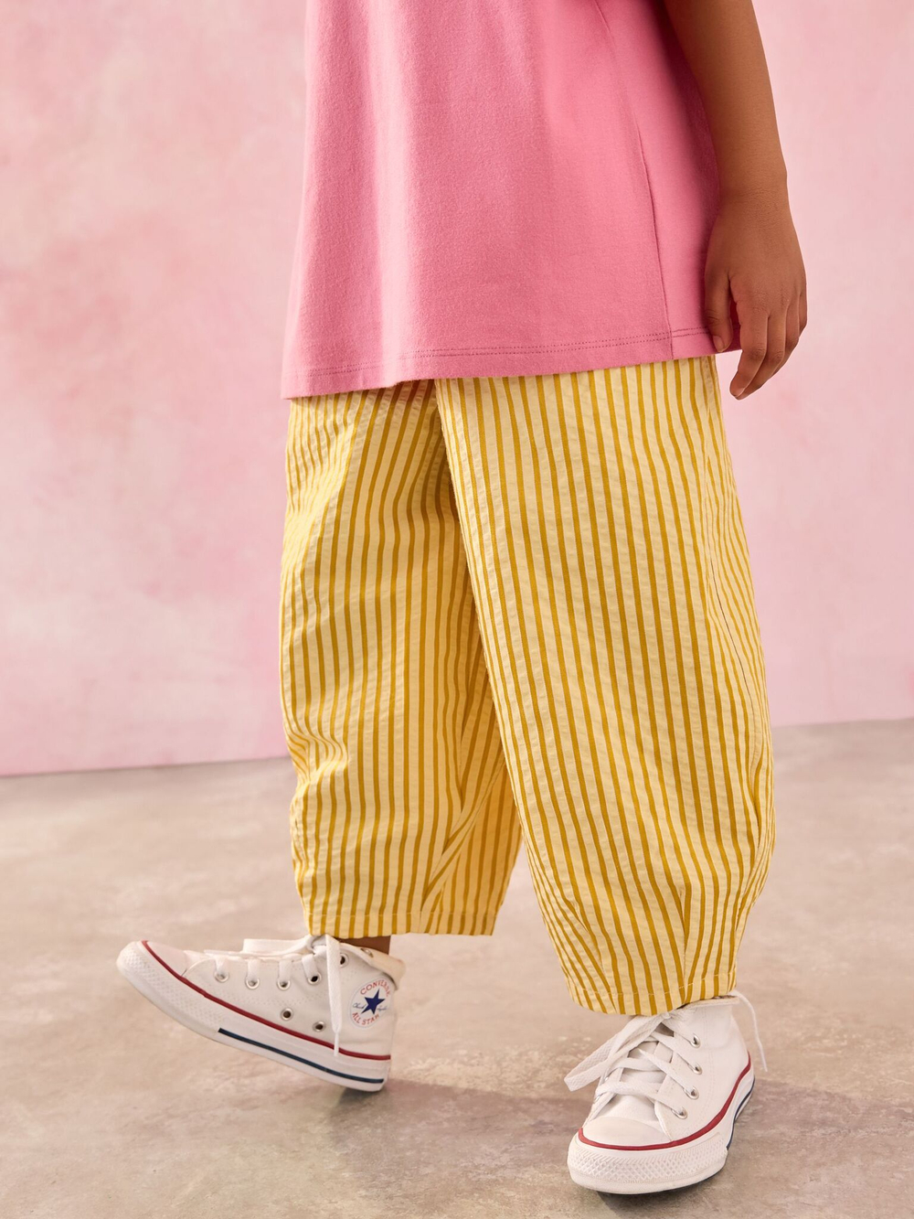 Брюки для девочки Next AB1-537, Светло-желтый