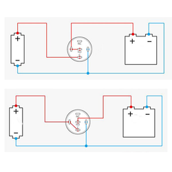 Кнопка М19LED/12-24В/СФ - белая