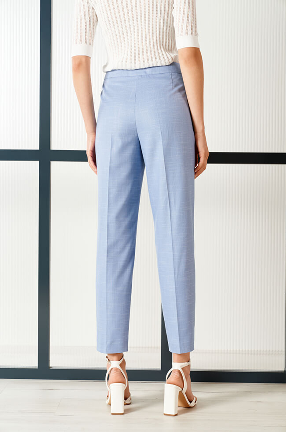 3903 Брюки женские (голубой)