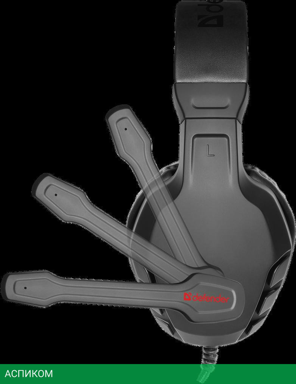 Наушники Defender Gaming Cujo Black/Red (64505)