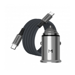 Автомобильное зарядное устройство Magssory Fuel мощностью 45 Вт (2 USB-C) и магнитный кабель USB-C с оплёткой (1,2 м) Есть поддержка PD 3.0, QC 4+, PPS, AFC, FCP и SCP. Отсутствует LED-индикация. Поддерживаемая кабелем мощность — до 60 Вт, сила тока — 3 А