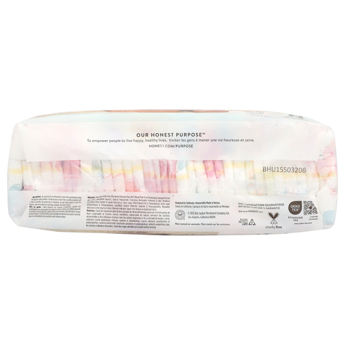 The Honest Company, Clean Conscious Diapers ™, для новорожденных, весом менее 10 фунтов, со вкусом розы, 32 подгузника