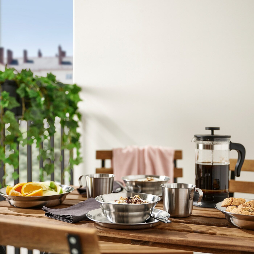 IKEA GRILLTIDER  (ИКЕА ГРИЛЛТИДЕР)  -  Кружка, нержавеющая сталь, 33 мл