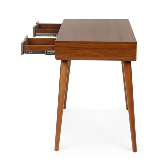 Письменный стол Dion с 2 ящиками 120х55 см, шпон ореха