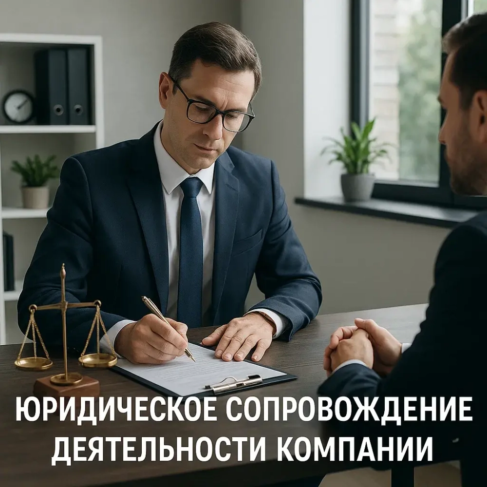 Юридическое сопровождение деятельности компании