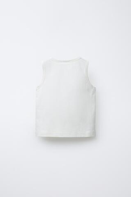ZARA МАЙКА С ПУГОВИЦАМИ, ЭКРЮ