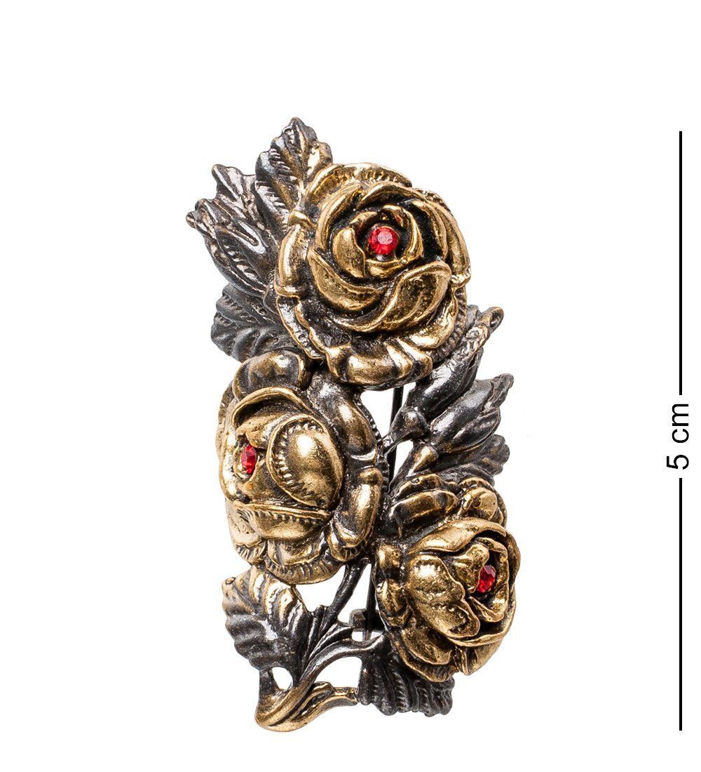 AM- 884 Брошь «Букет Роз» (латунь)
