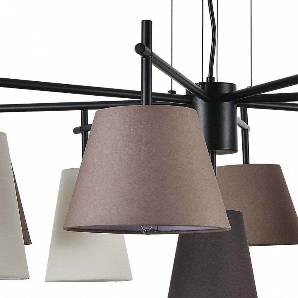 Подвесная люстра Indigo Abbinare 13032/9P Black