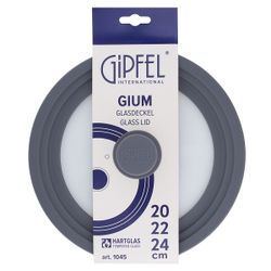 Крышка стеклянная Gipfel Gium 1045 20 /22 /24 см