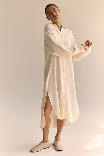 Платье-рубашка MYKONOS Айвори