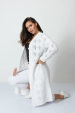 Кардиган 352045/белый