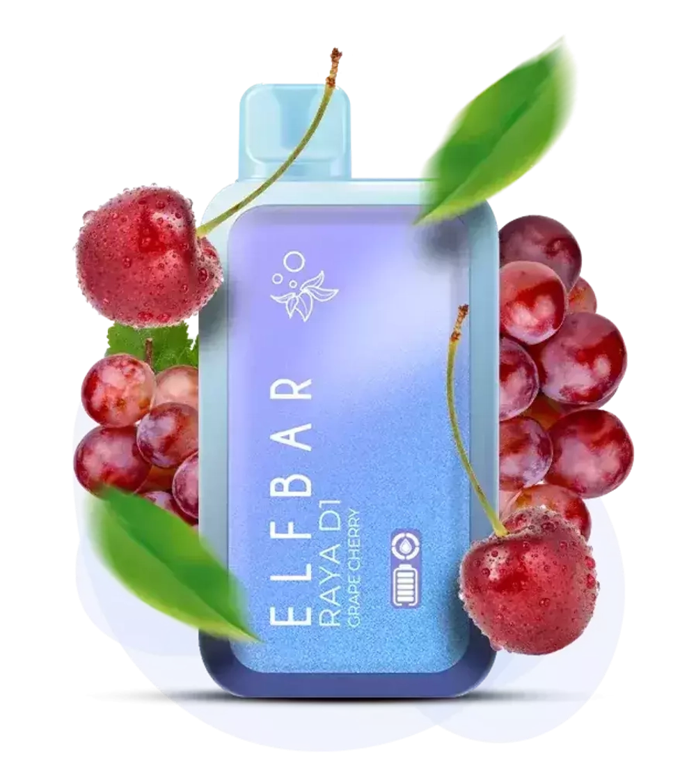 ELF BAR RAYA D1 - Grape Cherry (5% nic)