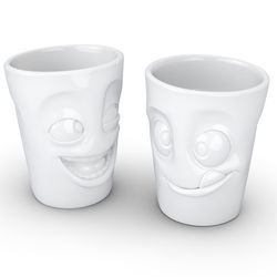 Набор кружек Joking & Tasty, 350 мл, белый, 2 шт.