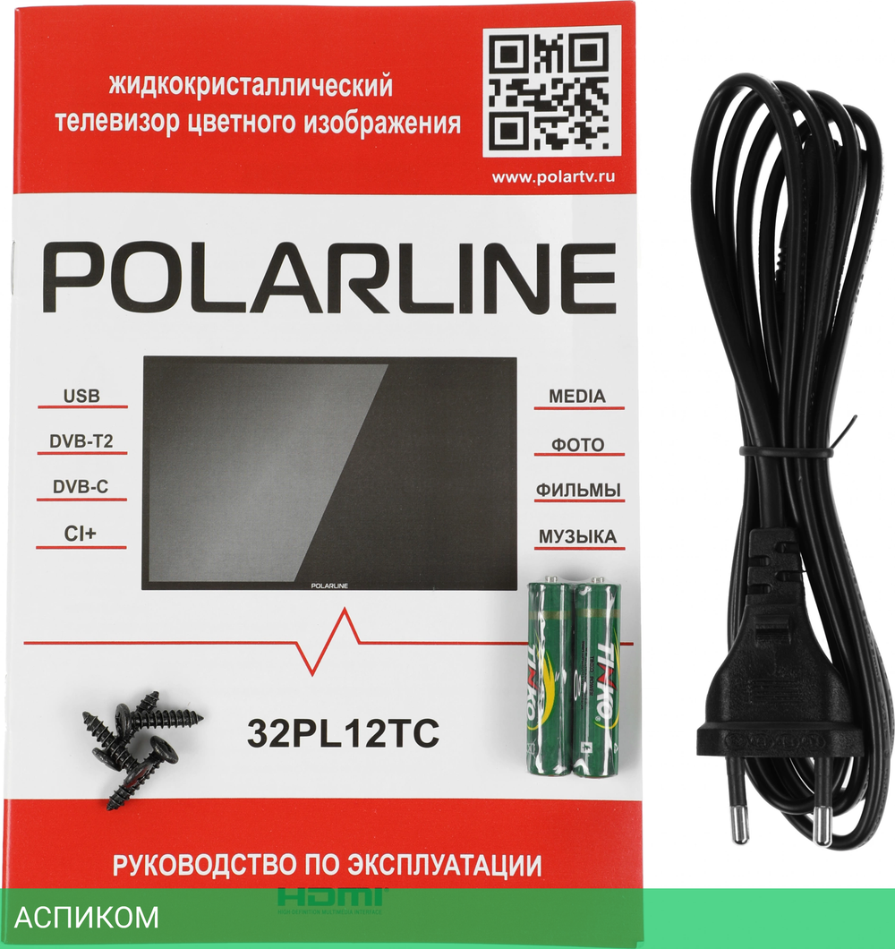 Телевизор LED PolarLine 32" 32PL12TC