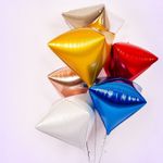 Шар (27"/69 см) Алмаз, Золото 1 шт.