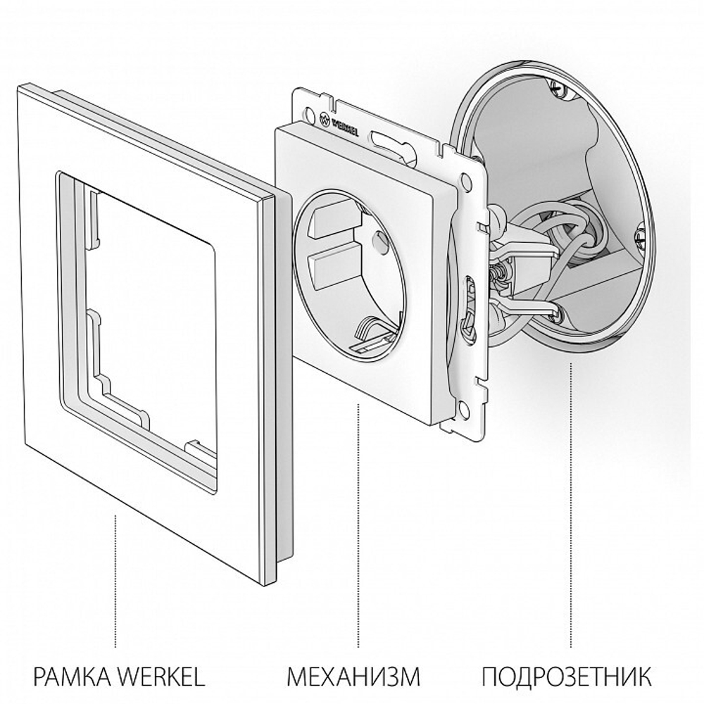 Розетка Werkel W1171102