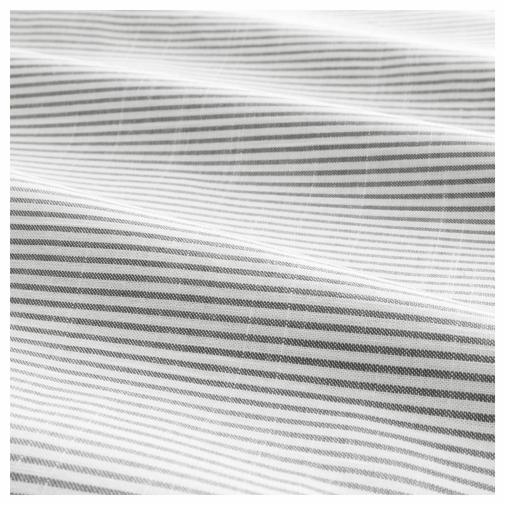 Комплект постельного белья IKEA BERGPALM (БЕРГПАЛМ), Двуспальный, Серый, 240x220, 50x80 см