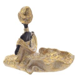 GAEM Фигурка декоративная "Африканка", L15,5 W11 H14 см