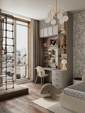 Дизайн-проект комнаты для девочки подростка