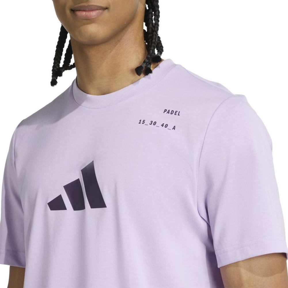 Теннисная футболка Adidas Padel Category Graphic - violet