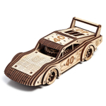 Набор из двух спорткаров "Легенды трека" от DROVO - Деревянный конструктор, сборная механическая модель, 3d пазл
