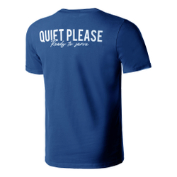 Мужское теннисное поло Quiet Please Ready To Serve T-Shirt Men - Blue