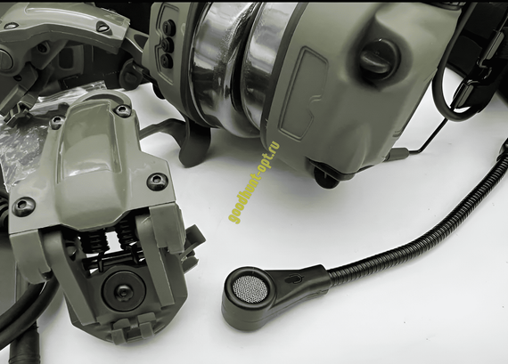 Наушники активные тактические стрелковые 6TH Gen Tactical headset Олива