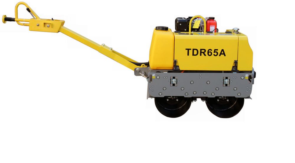 Ручной двухвальцовый дизельный каток KOMAN TDR65A  - [718 кг / Kipor KM186F]