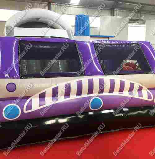 Детская надувная горка "Патруль времени"