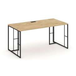 Rift Direct Стол руководителя RF.SR-024 Тиквуд Светлый/Металл Черный 1580*800*750