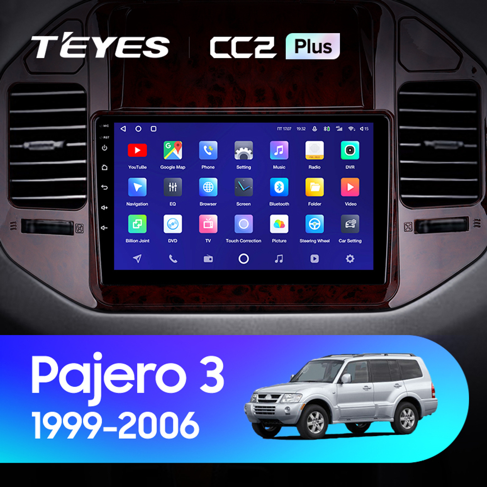 Teyes CC2 Plus 9" для Mitsubishi Pajero III 1999-2006
