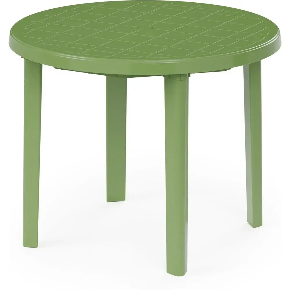 Стол 900х750мм круглый (зеленый)