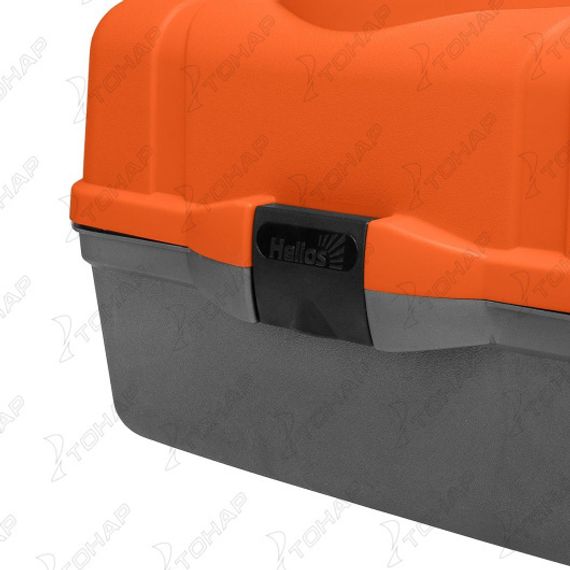 Ящик рыболова трехполочный оранжевый (T-HS-FB3-O) Helios