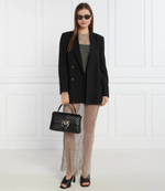 Кожаная сумка-мессенджер love lady puff classic Pinko - черный(100043 A0GK)